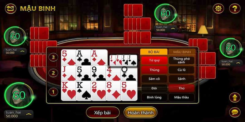 Mậu Binh B52club Cách Chơi Mậu Binh B52club