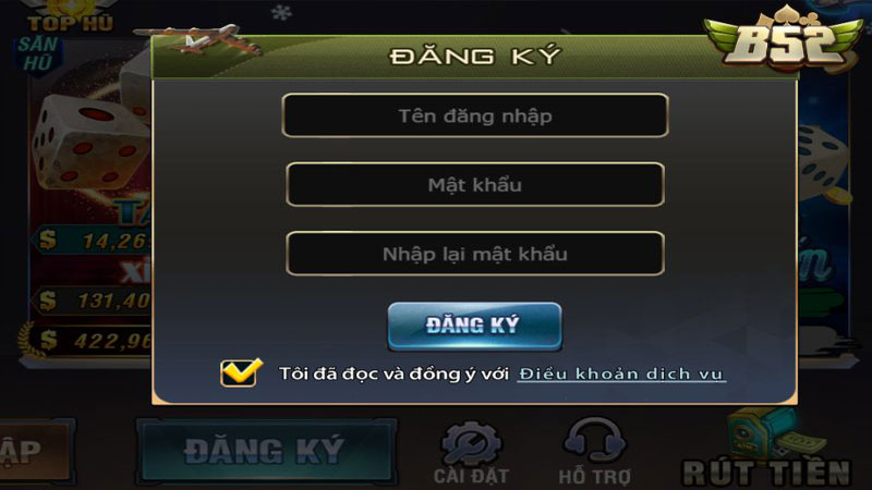 Đăng ký B52club đơn giản và nhanh chóng